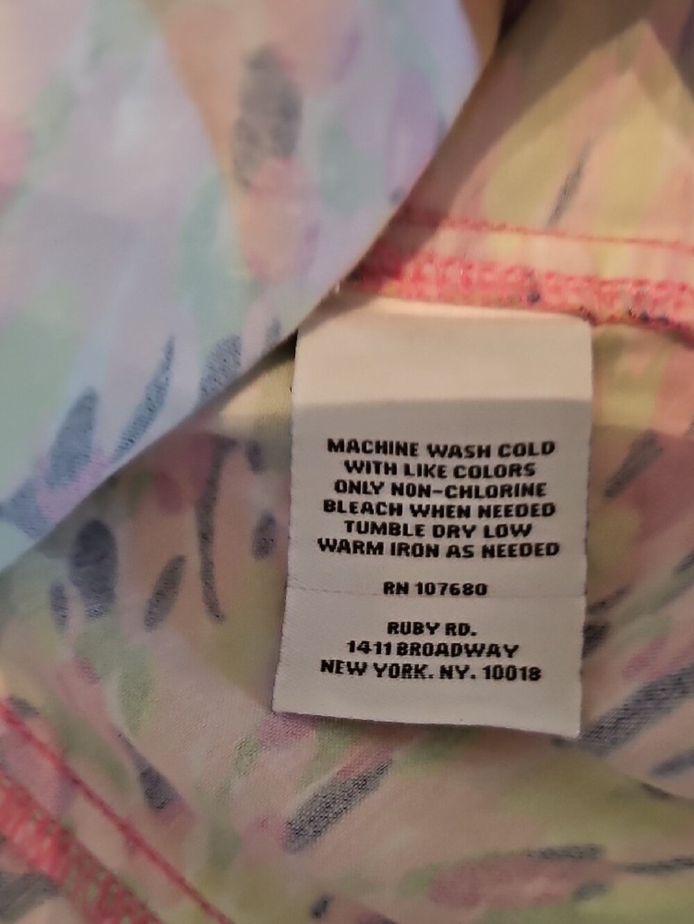 Ruby Rd. Pink Multi Floral Zip Jacket - Picture 4 of 8